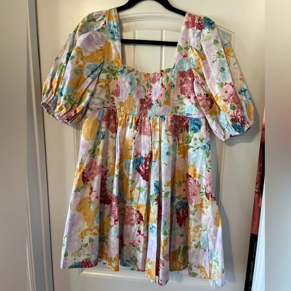 Buddy Love Floral Puff Sleeve Dress - Picture 5 of 10